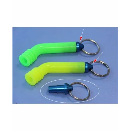 Aluminum exhaust deflector bung / oil stopper 