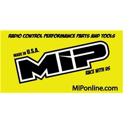 MIP BANNER-RACE, 24IN. X 48IN., YELLOW