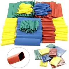 Heat Shrink Tubing Cable Tube Sleeving Kit Wrap Wire Set 4 Colors 8 Sizes 164pcs