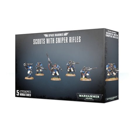 WRA HAMMER SPACE MARINES SCOUTS WITH SNIPER RIFLES