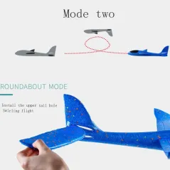 48cm Red EPP Foam Hand Throw Airplane Outdoor Launch Glider Plane