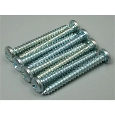 Great Planes Sheet Metal Screws Phillips 4x1" (8) GPMQ3158