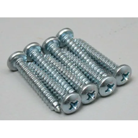 GREAT PLANES Sheet Metal Screws Phillips 4x3/4 (8) GPMQ3156