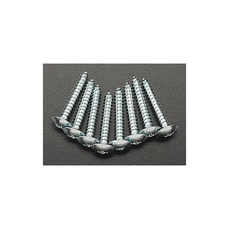 Great Planes Sheet Metal Screws Phillips 8x1 (8) GPMQ3170