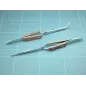 Expo 79021 Curved Self Closing Tweezers With Insulated Handles 6.5 Inch