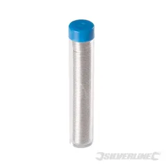 Silverline Solder Flux-covered 1mm electrical solder 60:40 tin/lead. 20g
