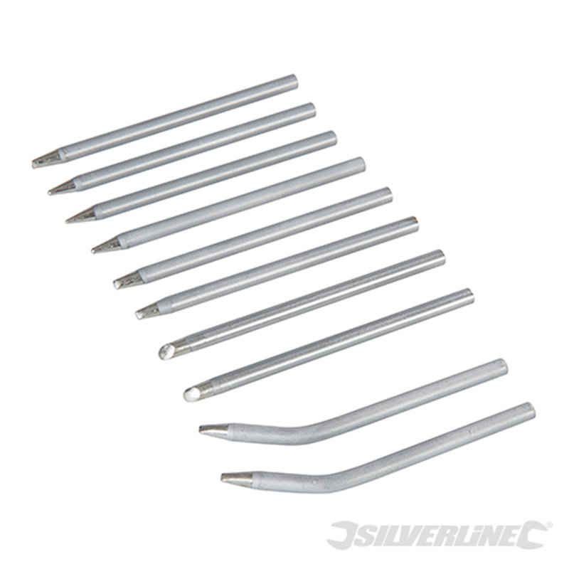 silverline Soldering Iron Tips Set 10pce  15 & 25W