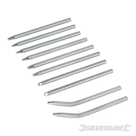silverline Soldering Iron Tips Set 10pce 15 & 25W