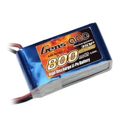 Li-Po 3S 11.1V 800mAh 40C with BEC