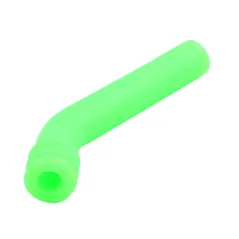 Silicone Exhaust Deflector 8mm 45 Deg Green 