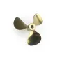 Brass Propeller (Classic), 3 Blade, 45mm, M4, RH