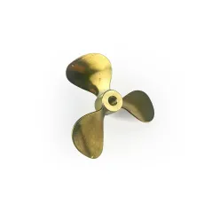 Brass Propeller (Classic), 3 Blade, 50mm, M4, LH