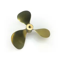 Brass Propeller (Classic), 3 Blade, 60mm, M4, LH