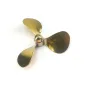 Brass Propeller (Classic), 3 Blade, 65mm, M4, RH