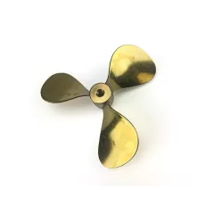 Brass Propeller (Classic), 3 Blade, 65mm, M4, RH