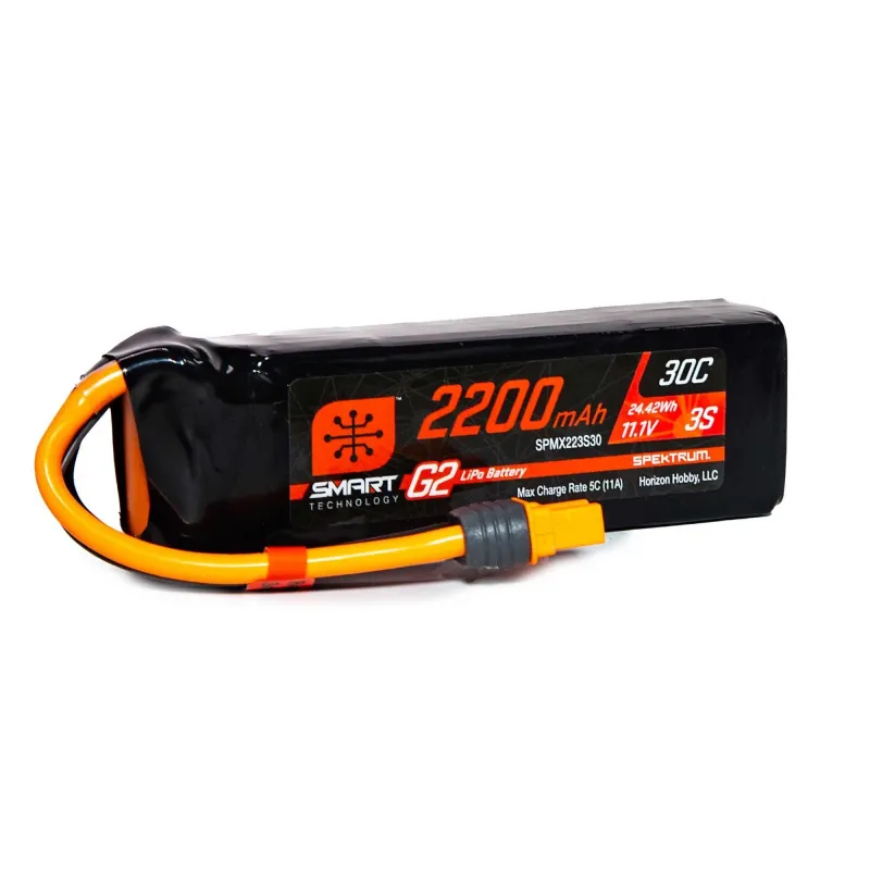 2200mAh 3S 11.1V SMART G2 30C IC3