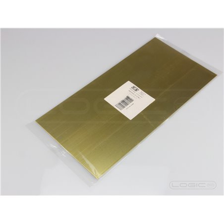 12"x6" Brass Sheet .032 (Pk1)