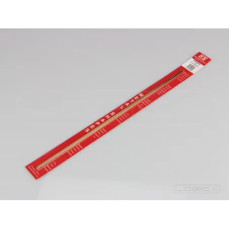 300mm Brass Channel 1/8" (Pk1)