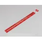 300mm Brass Channel 1/8" (Pk1)