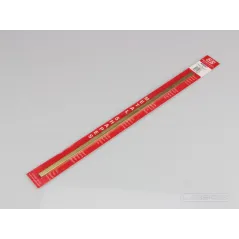 300mm Brass Channel 1/4" (Pk1)