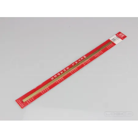 300mm Brass Channel 1/4" (Pk1)