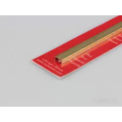300mm Brass Channel 1/4" (Pk1)