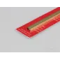 300mm Brass Channel 1/4" (Pk1)