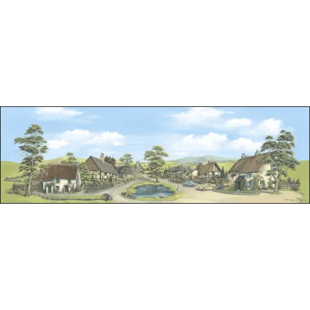 PECO SK-15 Large Village Backscene