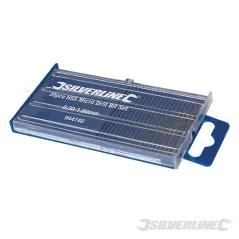 Silverline HSS Micro Drill Bit Set 20pce 0.3 - 1.6mm