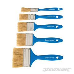 Silverline Disposable Paint Brush Set 5pce 5pce