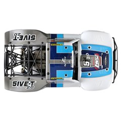 5IVE-T 2.0 V2: 1/5 4wd SCT Gas BND: Gry/Blu/Wht