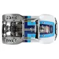 5IVE-T 2.0 V2: 1/5 4wd SCT Gas BND: Gry/Blu/Wht