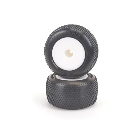 Mini Spike-Silver-Truck Tyre - Pre-Glued pr