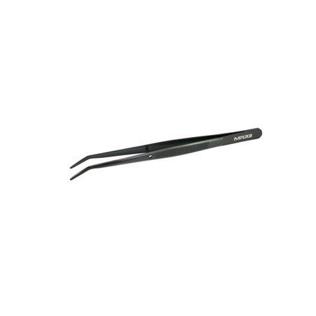 MR33 Curved Tweezers Black