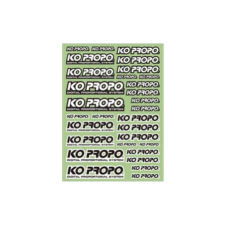 KO Decal Black/White