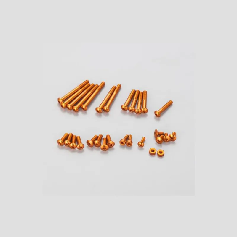 Alloy Screw Set EX-RR/EX2/LDT/NEXT Orange