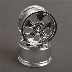 M/Truck Wheels - Chrome Cutter (pr)