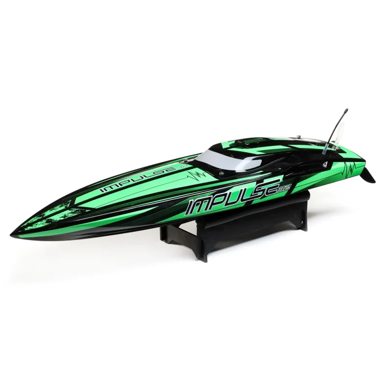 Impulse 32 Brushless Deep-V RTR w/Smart, Black/Green Impulse 32 Brushless Deep-V RTR w/Smart, Black/Green