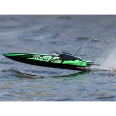 Impulse 32 Brushless Deep-V RTR w/Smart, Black/Green