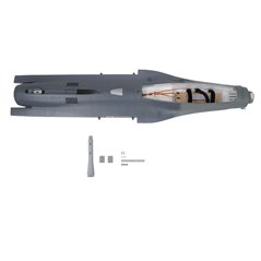 Fuselage, Gray: F-16 Falcon 80mm