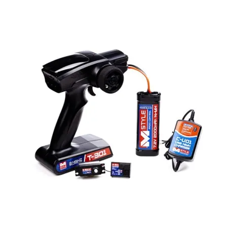 M-style R/C SET - RADIOSET, SERVO, BATTERY AND CHARGER ideal for tamiya kits 