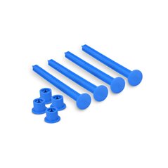1/8th Off-Road-Tire Stick - 4 Tires Blue - 4pc