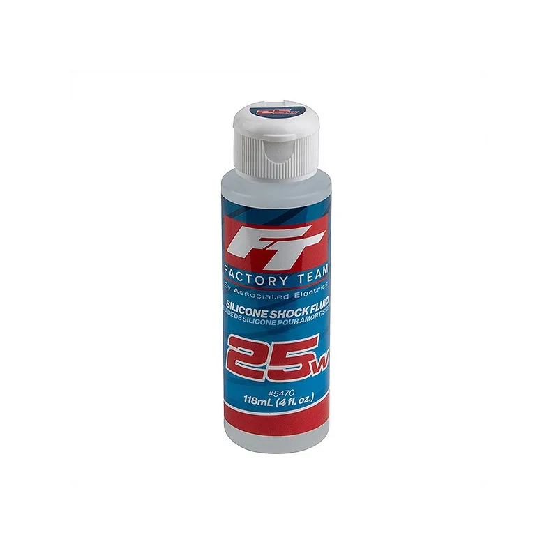 TEAM ASSOCIATED FT SILICONE SHOCK 25WT (275cSt) 4oz/118ml