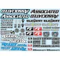 TEAM ASSOCIATED 'AE' BRANDING DECAL SHEET