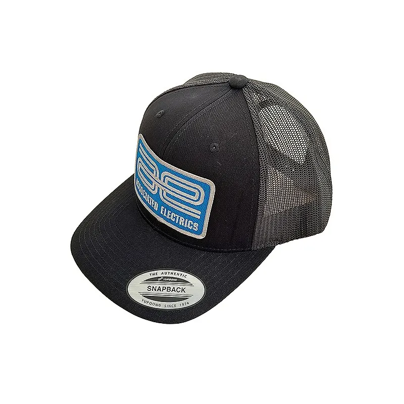 TEAM ASSOCIATED AE LOGO BLACK TRUCKER HAT/CAP CURVED BILL