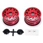 CEN RACING AMERICAN FORCE H01 CONTRA WHEEL (RED, W/ BLK CAP)