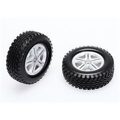 CEN RACING SCALE TIRES SET (PRE GLUED , 91X34X56MM HARD COMPOUND)