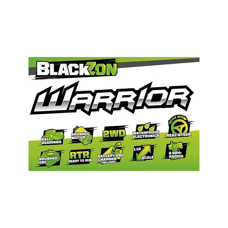 Blackzon Blackzon Warrior 1/12th 2WD Electric Truck 540075