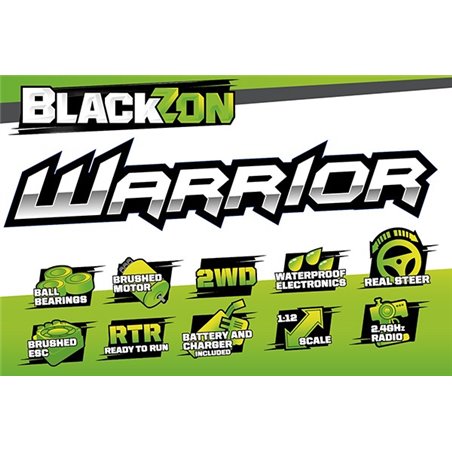 Blackzon Blackzon Warrior 1/12th 2WD Electric Truck 540075