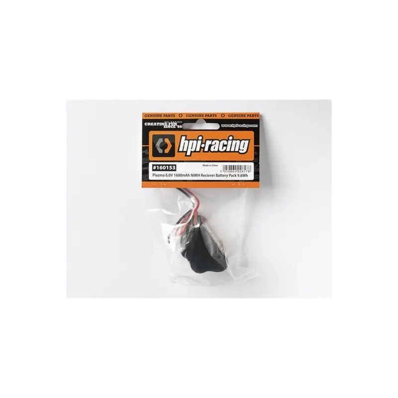 HPI Plazma 6.0V 1600mAh NiMH Receiver Battery Pack